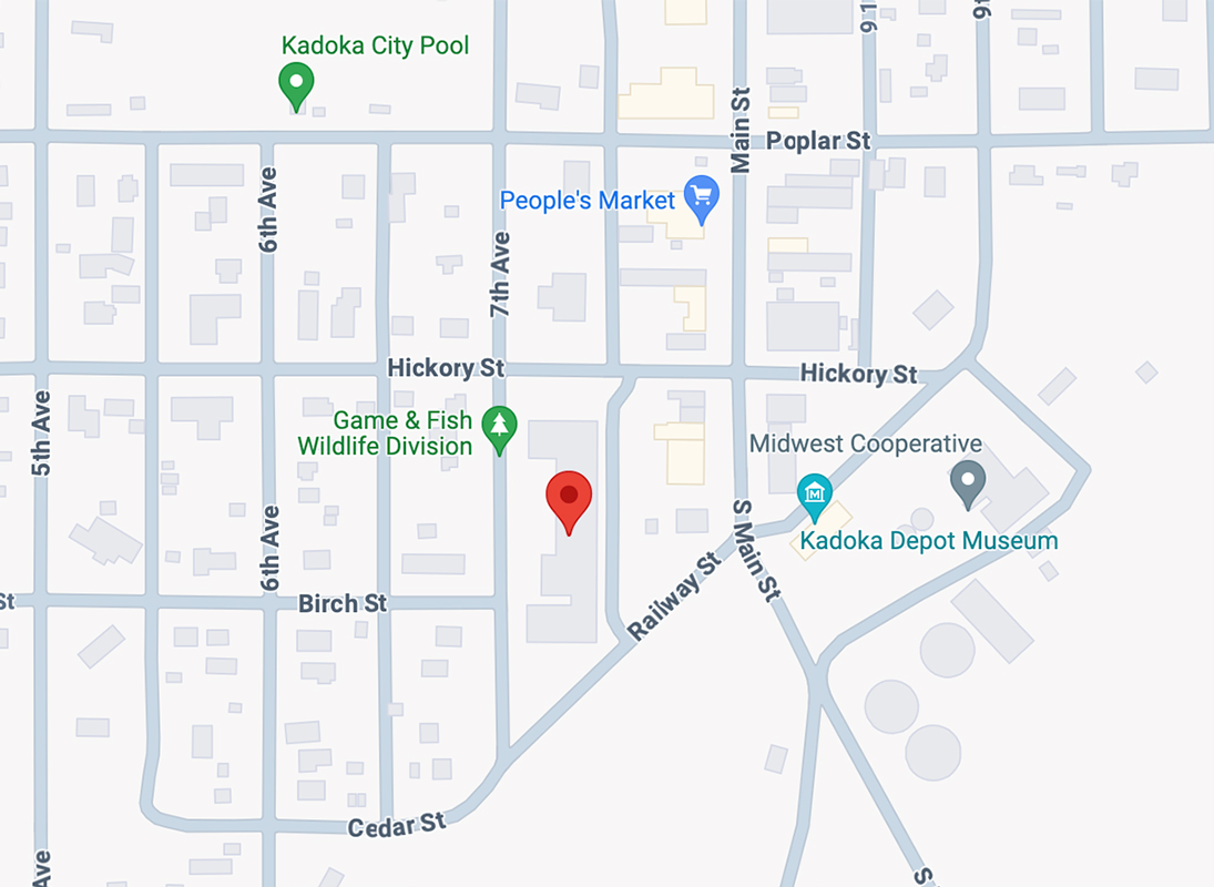 google map of parker sd housing authority office