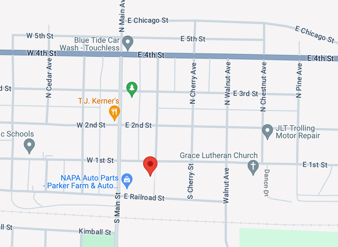 google map of parker sd housing authority office